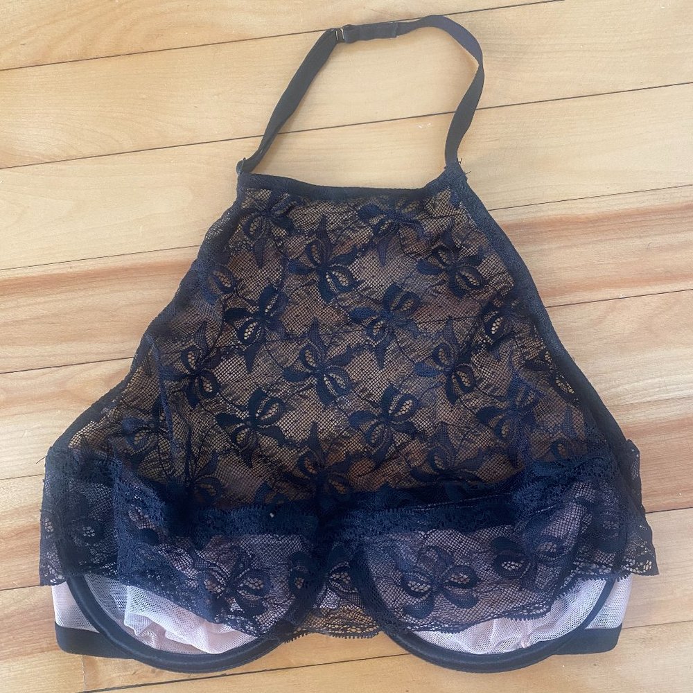 Victoria's Secret High Neck Lace Bra Top